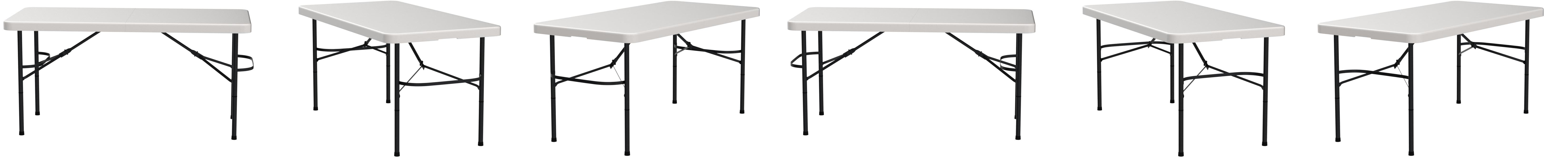 Amazon Com 5 Folding Table Portable Plastic Indoor Outdoor Picnic Party Dining Camp Tables Patio Lawn Garden