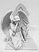 Weeping Angel of Grief Covering Face Statue Sculpture Figurine