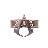 Assassin's Creed IV 4 Black Flag Wristband with Metal Shaped Crest Logo