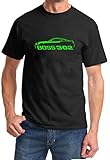 2012 2013 Ford Mustang Boss 302 Green Classic Color Design Tshirt