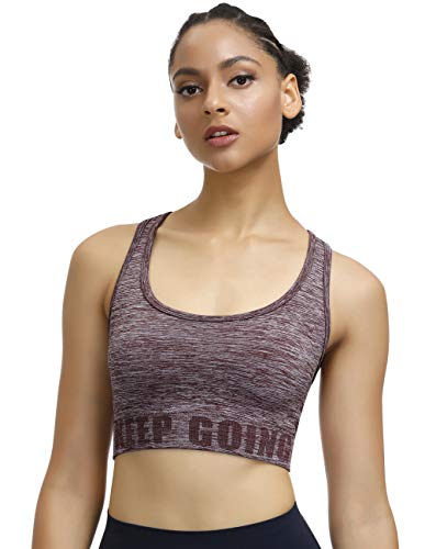 Disbest Yoga-beha, sterke ondersteuning, fitness, training, stretchbeha, bustier, push-up top, sportbeha, zonder beugel… - Image 3