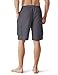 TSLA Men's 11 Inches Swimtrunks Quick Dry Water Beach, Solid(msb01) - Dark Grey, Medium.