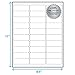 Milcoast Matte Waterproof Tear Resistant Address Labels 1