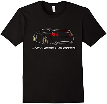 Mens Japanese Import Street Racing Motorsports T-Shirt Medium Black
