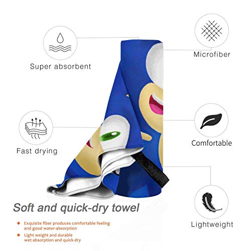 RGFDF-Microfiber-Beach-Towel-Sonic-Hedgehog-Sand-Beach-Towel-Quick-Dry-Super-Absorbent-Lightweight-Towels-Sand-Proof-Towel-Best-Lightweight-Towel-For-The-Swimming-Sports-Beach-Gym-Camping-Home-Life