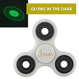 JINSEY Tri-Spinner EDC Fidget Toy Stress Reducer With Premium Hybrid Ceramic Bearing - Perfect For ADD, ADHD, Anxiety, and Autism Adult Children (Fluorescence)