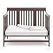 Storkcraft Tuscany 4-in-1 Convertible Crib, Cherry Easily Converts to Toddler Bed, Day Bed or Full Bed, 3 Position Adjustable Height Mattress