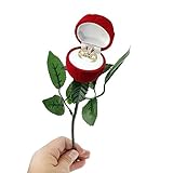 KUMEED Red Rose Jewelry Ring Gift Box Boxes Wholesale for Her