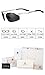 Men Sunglasses Polarized UV Protection Sun Glasse Anti Glare Glasses Black Lens (silver-2)