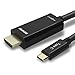 USB C to HDMI 4k 60Hz, Benfei USB-C to HDMI 4k 60Hz 6 Feet Cable Compatible for 2017 MacBook Pro,Dell XPS 12/13/15,Samsung s8 and More