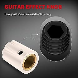 DAIERTEK Guitar Effect Knob 1/4 Potentiometer Knob