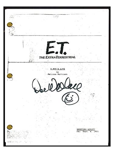 1 Wallace+Signed+Autographed+Extra+Terrestrial+Script