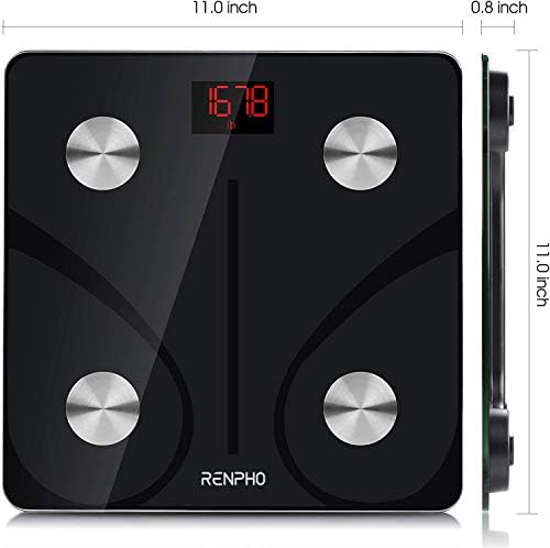 RENPHO Cyfrowa waga łazienkowa z funkcją Bluetooth do ...