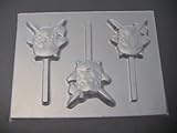 Pikachu Pokemon Poker Man Chocolate Candy Lollipop Mold