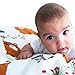 Baby Muslin Swaddle Blankets for Boys and Girls (Large) Cute, Breathable Swaddling Comfort for Newborn Infants | Warmer, Thicker, Softer Cotton | Nursery, Stroller, Crib