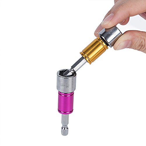 K Kwokker 8 Pieces Driver Sockets Adapter Extension Set Drill Bit Nut Screwdriver Repairing Tool Kit for electronic devices repair and opening 6/7/8/9/10/11/12/13mm