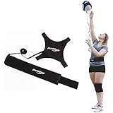 Puredrop Volleyball Training Equipment Aid Great Trainer for Solo Practice of Serving Tosses and arm Swings Returns The Ball After Every Swing Adjustable Cord and Waist Length fits Any Volleyball