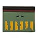 Star Wars Boba Fett Rubber Logo Mandalorian Bi-Fold Wallet