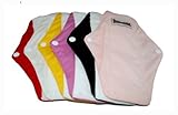 12 Bamboo Mama Cloth/ Menstrual Pads/ Reusable & Water proof Sanitary Pads / Panty Liners by 