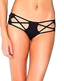 iHeartRaves Cross Cut Out Rave Booty Shorts