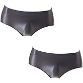 Summer Code Mens Sissy Panties Stretchy Silky Glossy Bikini Briefs Underwear Lingerie Underpants for Men
