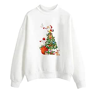 3x plus size ugly christmas sweaters Amazon.com: Christmas Ugly Sweatshirt for Women Plus Size Santa Claus