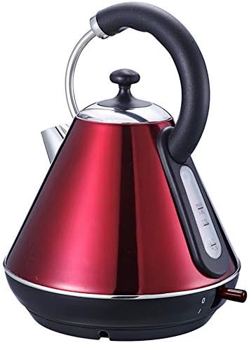 1800W 1.8L Electric Kettle Stainless Steel Hot Cordless Water Boiler Electronics,Red