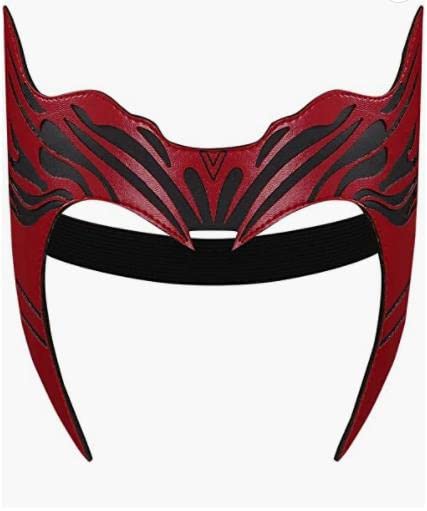 Grafanty Halloween Zombie Witch Crown Headpiece Scarlet Party Cosplay Ghost Mask Masquerade Props Festival Horns Fancy Dress