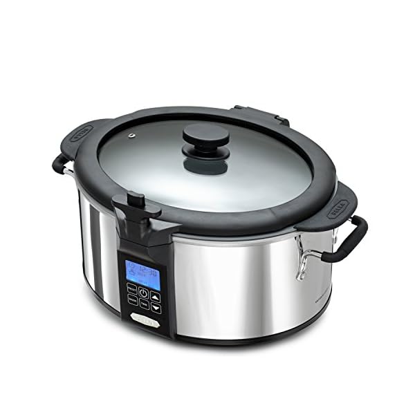 BELLA (14124) 6.5 Quart Programmable Searing Slow Cooker with Locking