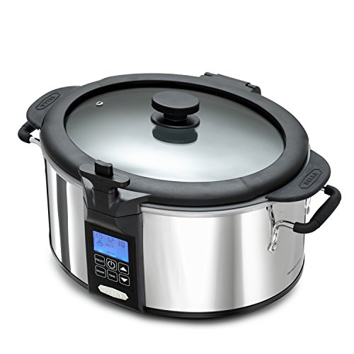 BELLA (14124) 6.5 Quart Programmable Searing Slow Cooker with Locking