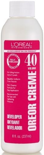 L'Oreal Oreor Creme 40 Volume Developer 8 oz. by Oreor Creme