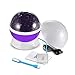 Night Lighting, 3 Modes Rotating Star Light Projector 4LED Romantic Night Lamp Projection, Cosmos Star Sky Moon Lamp Projector for Kids Baby Bedroom, Christmas Gifts BY Noza Tec (Purple)
