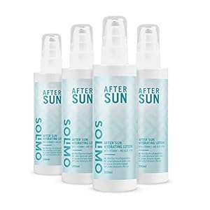 Amazon-Brand-Solimo-SUN-After-Sun-Hydrating-Body-Lotion-with-glycerin-Vitamin-E-and-Aloe-Vera-4x200ml Amazon Brand - Solimo - SUN - After Sun Hydrating Body Lotion, with glycerin, Vitamin E and Aloe Vera (4x200ml)