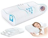 Zibroges Sandwich Cervical Neck Pillow Queen