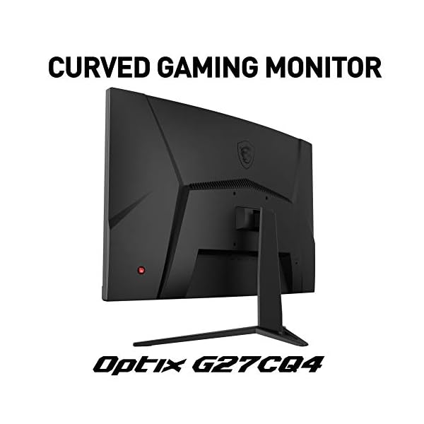 MSI Optix G27CQ4 Curved Gaming Monitor - 27 Inch, 16:9 WQHD (2560 x 1440), 1440p, 2K, VA, 165Hz, 1ms, 1500R, FreeSync…