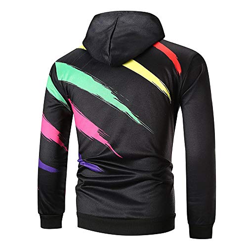 Clearance! Men's Fashion Sport Hooded Printed Long Sleeve Hoodie Sweatshirt TopTee Outwear