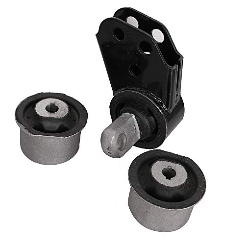 Front Differential Mount Set, 1 Front Axle Mount & 2 Front Axle Bushing, Fit for 20052010 Jeep