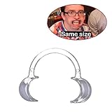 Mouth Opener,Qisc 12pcs C-Shape Teeth Whitening Cheek Retractor, Autoclavable Dental Mouth Opener, Disposable Dental Lip Cheek Retractor