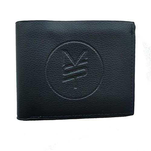 Axman Mens Black Wallet | Vegan Leather | Multiple Note Pockets with Unique Plectrum Holder Perfect for Guitarists