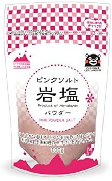 Salt Company kumamon Pink Salt rock salt powder 100gX6 bags
