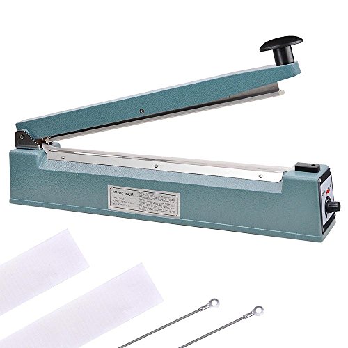 PrimeTrendz Impulse Heat Sealer - Cellophane Bag Sealer (8 Inch)/(12 Inch) (16" (Inch))