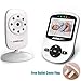 Video Baby Monitor with Camera and Infrared Night Vision, Two-Way Talkback, and Temperature Monitor - Long Range, Monitor Your Baby All Round The Clock,Include 2 Piece Outlet Protector (Cool White)