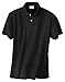 Hanes adulto EcoSmart Jersey Polo, X-Large, Black