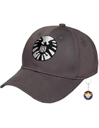 Captain Marvel Hat Cap,Carol Danvers Hat Cap,Shield 2019 Hat for Women Men