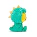 LINE FRIENDS Dinosaur Sitting Doll - Dino Sally Character Plush 8 Inches, Green