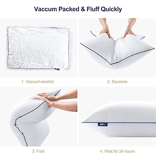 BedStory Bed Pillows for Sleeping Standard Size Set of 2, Hotel Quality