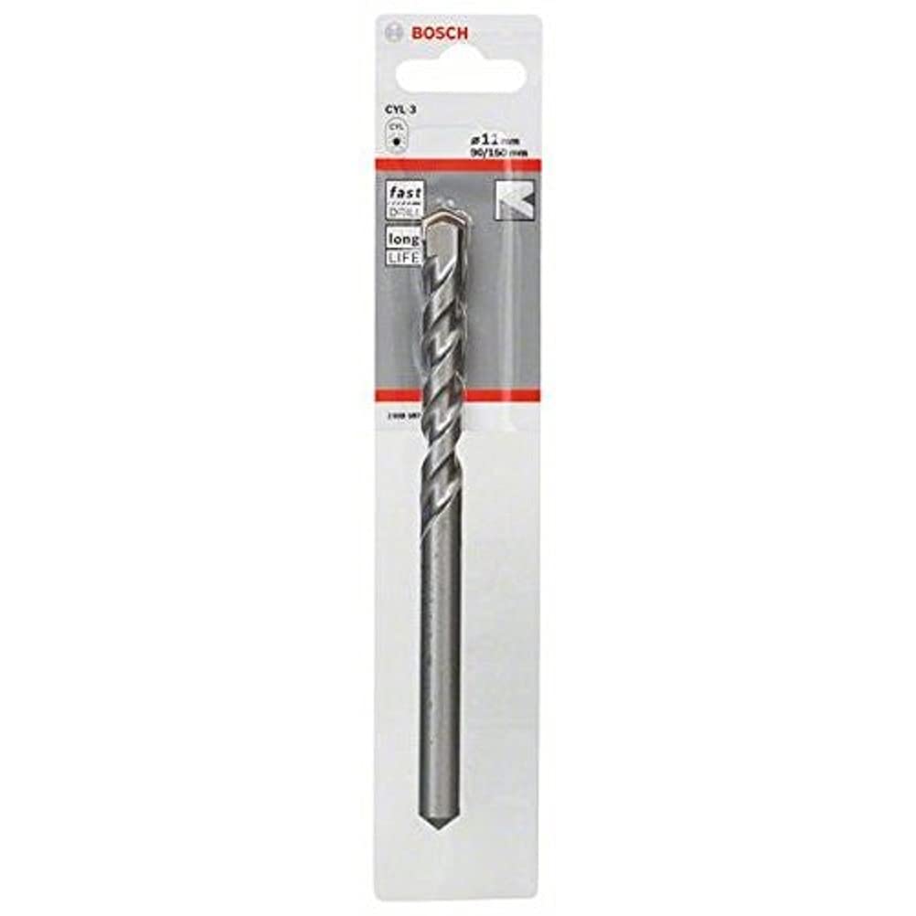 Bosch 2608597666 CYL-3 Concrete Drill Bit, 11mm x 90mm x 150mm, SIlver