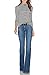 ZJCT Women Turtleneck Top Stripes Tee Casual Blouses Long Sleeve T Shirts