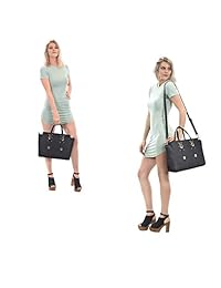 Bolso de moda para mujer Bolso de mano grande Bolso de hombro Bolso de mano con asa superior Bolso maletín