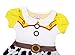 Jurebecia Little Girls Cowgirls Dress Halloween Costume Princess Fancy Dress Up Holiday Party Dresses Size 3T Yellow